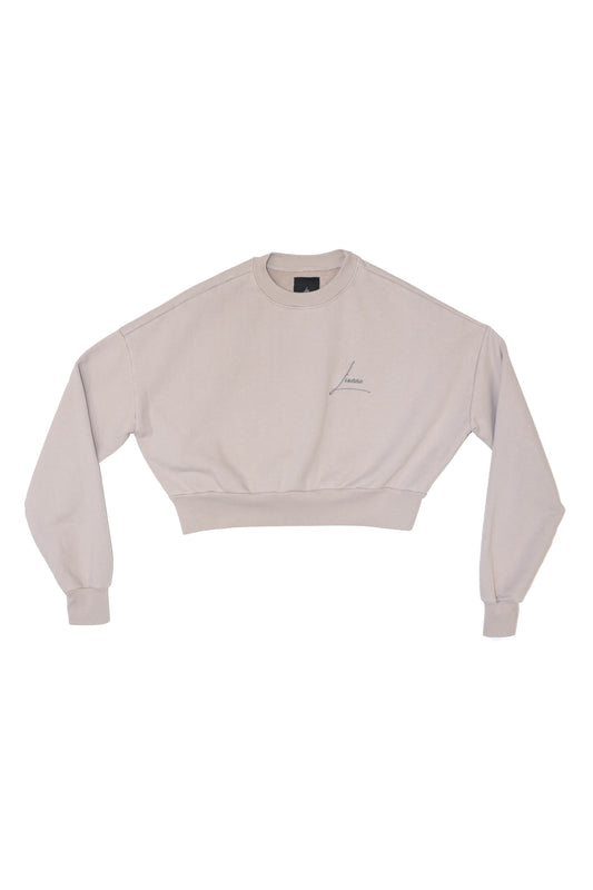 Lionne Signature Cropped Crewneck